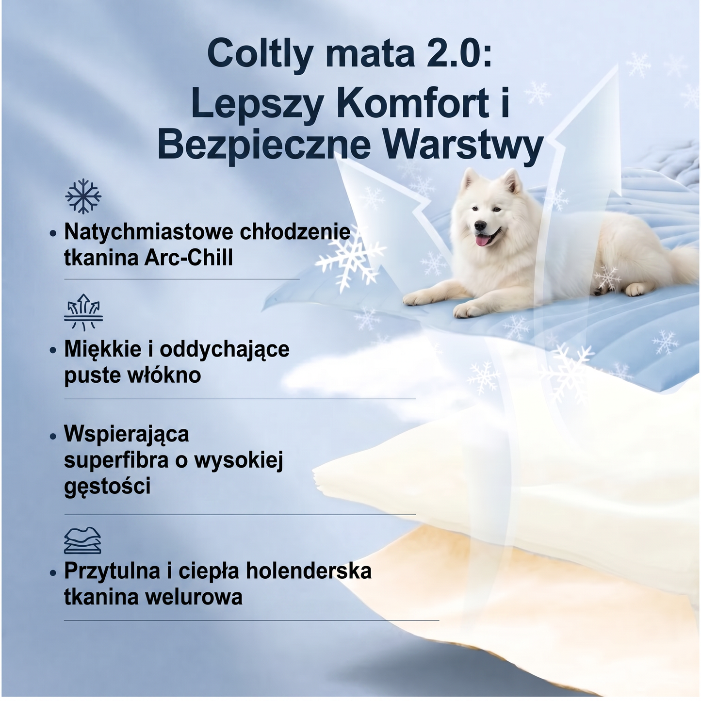 Coltly 2.0 Chłodząca mata dla psa
