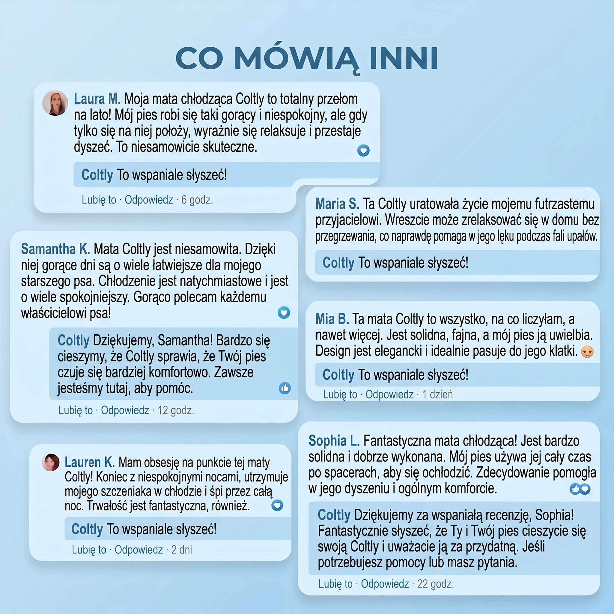 Coltly 2.0 Chłodząca mata dla psa